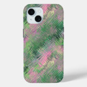 Jade Green Crystal Gel Pattern Case-Mate iPhone Case (Achterkant)