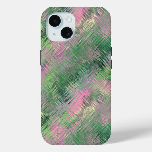 Jade Green Crystal Gel Pattern Case-Mate iPhone Case (Achterkant)