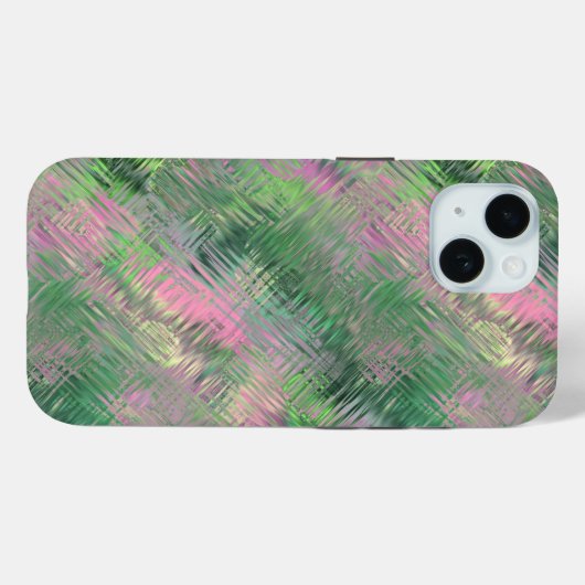 Jade Green Crystal Gel Pattern Case-Mate iPhone Case (Achterkant (horizontaal))