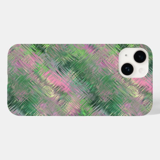Jade Green Crystal Gel Pattern Case-Mate iPhone Case (Achterkant (horizontaal))