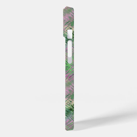 Jade Green Crystal Gel Pattern Case-Mate iPhone Case (Achterkant / Links)