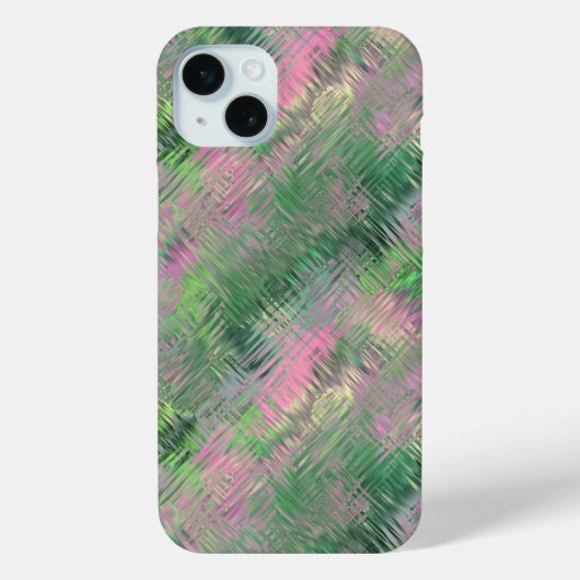 Jade Green Crystal Gel Pattern Case-Mate iPhone Case (Achterkant)