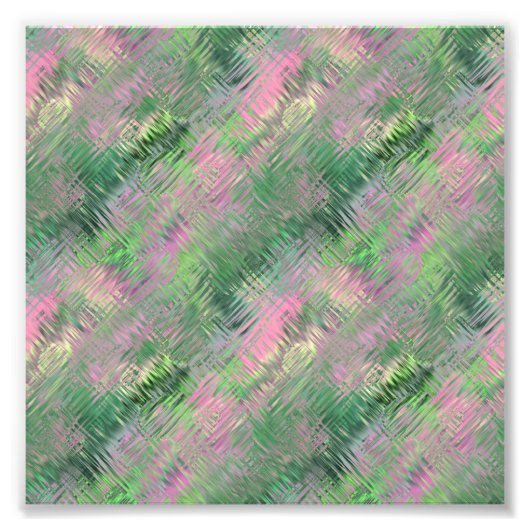 Jade Green Crystal Gel Pattern Foto Afdruk (Voorkant)