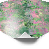 Jade Green Crystal Gel Pattern Foto Afdruk (Hoek)