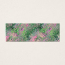 Jade Green Crystal Gel Pattern Mini Visitekaartjes