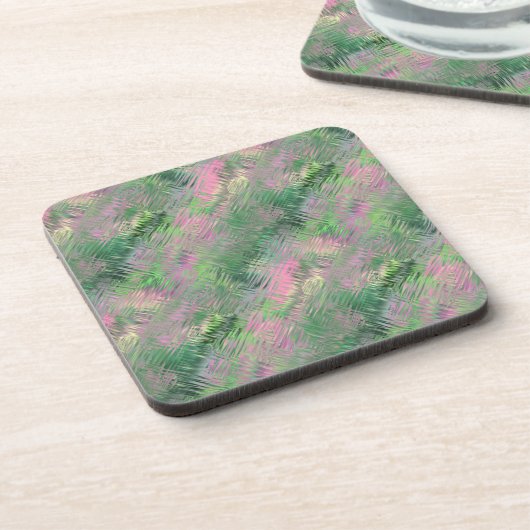 Jade Green Crystal Gel Pattern Onderzetter (Linkerzijde)