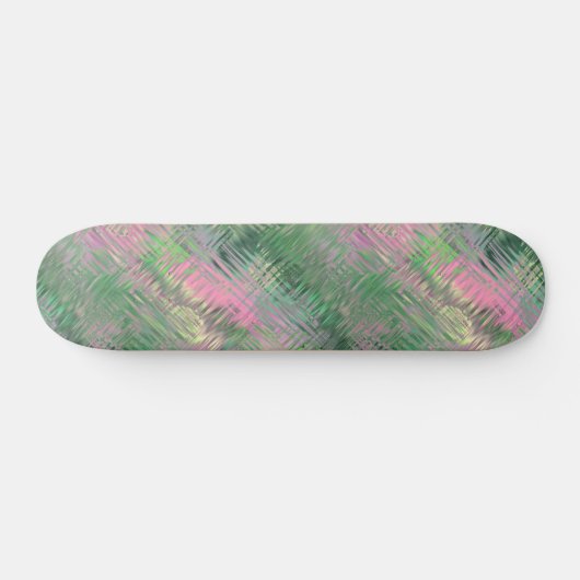 Jade Green Crystal Gel Pattern Persoonlijk Skateboard (Horizontaal)