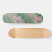 Jade Green Crystal Gel Pattern Persoonlijk Skateboard (Horizontaal)