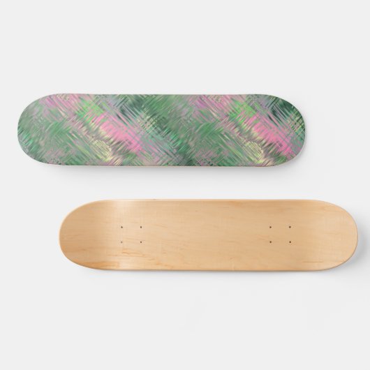 Jade Green Crystal Gel Pattern Persoonlijk Skateboard (Horizontaal)