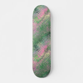 Jade Green Crystal Gel Pattern Persoonlijk Skateboard
