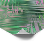 Jade Green Crystal Gel Pattern Poster (Hoek)