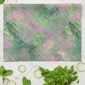 Jade Green Crystal Gel Pattern Theedoek (Gevouwen)