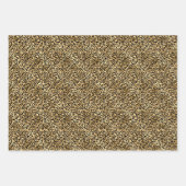 Jade Green en Gold Foil look-bladerafdrukken Inpakpapier Vel (Voorkant)