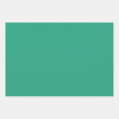 Jade Green en Goud Inpakpapier Vel (Voorkant 3)