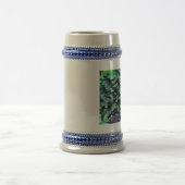 Jade Green en Paarse Camouflage Pattern Bierpul (Center)