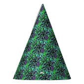 Jade Green en Paarse Camouflage Pattern Feesthoedjes (Links)