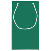 Jade Green Fancy Swirls Foto Lijst Klein Cadeauzakje (Achterkant)