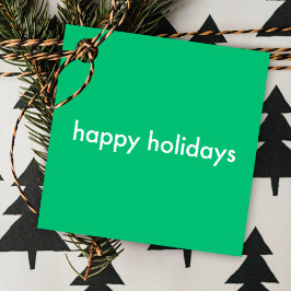 Jade Green Minimalist | Gewone trillende eenvoudig Bedankjes Labels