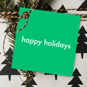 Jade Green Minimalist Gewone trillende eenvoudig Bedankjes Labels