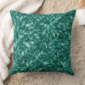 Jade/Green Shimmering Dahlia Pillow Kussen (Deken)