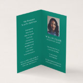 Jade Green Waterverf Voordeur Foto's en diensten Visitekaartje (Binnen)