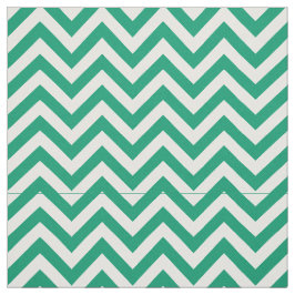 Jade Green, Wit LG Chevron ZigZag Patroon 12I Stof