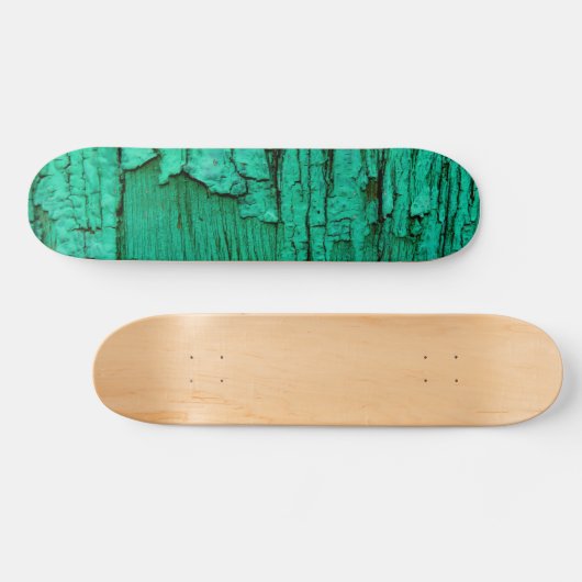 Jade green wood skateboard. persoonlijk skateboard (Horizontaal)