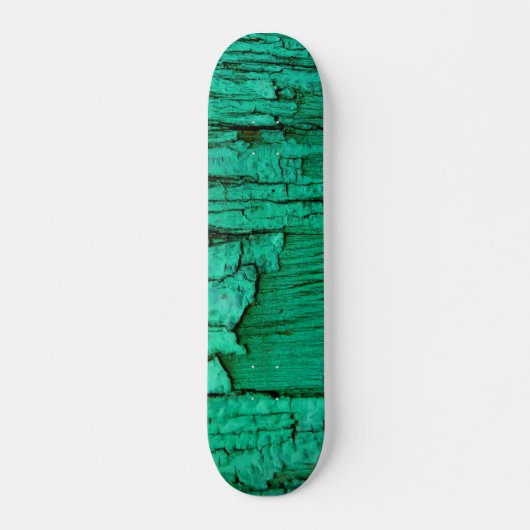 Jade green wood skateboard. persoonlijk skateboard (Voorkant)