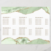 Jade groene agaat brochure (Achterkant)