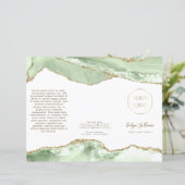 Jade groene agaat brochure (Staand voorkant)