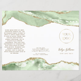 Jade groene agaat brochure