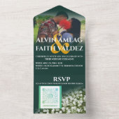 JADE GROENE BRUILOFT UITNODIGING (Binnen)