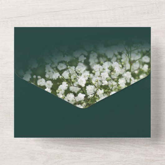 JADE GROENE BRUILOFT UITNODIGING (Achterkant)