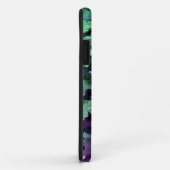 Jade Groene en Paarse Camouflagepatroon Case-Mate iPhone Case (Achterkant/rechts)
