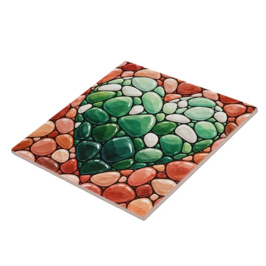 Jade Hart Tegeltje (Zijkant)