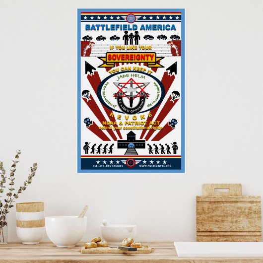 Jade Helm Poster (Keuken)