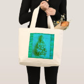 Jade Kwan Yin Grote Tote Bag (Voorkant (product))