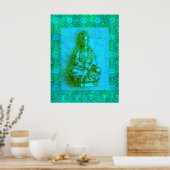 Jade Kwan Yin poster (Keuken)