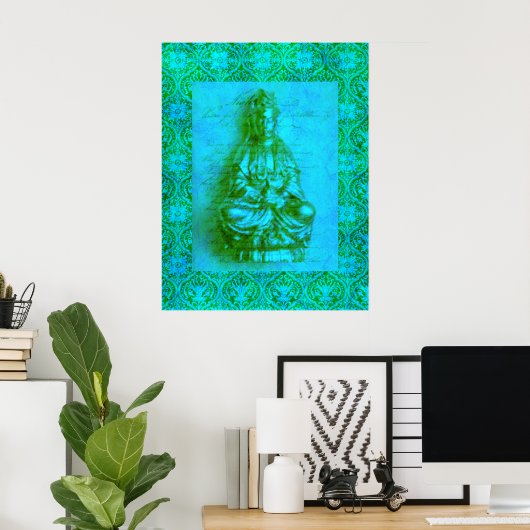 Jade Kwan Yin poster (Thuiskantoor)