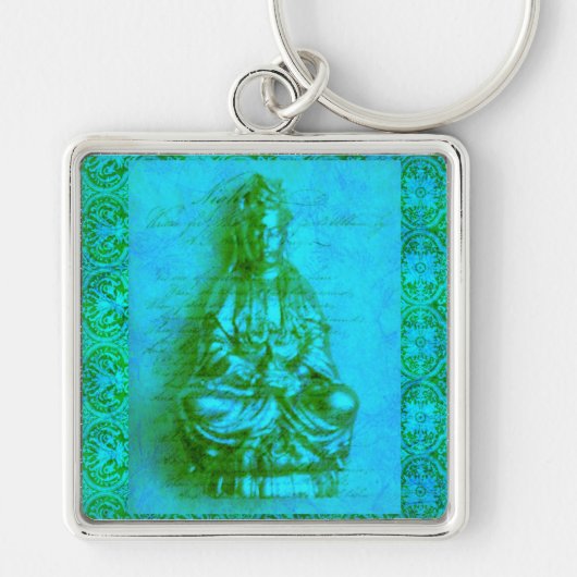 Jade Kwan Yin Sleutelhanger (Voorkant)