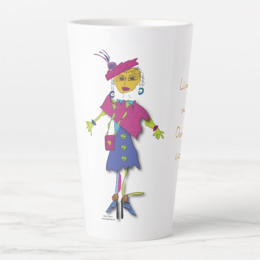 Jade - Leven als Art Latte mok (Voorkant)