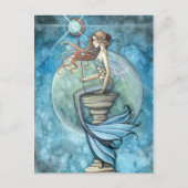 Jade Moon Zeemeermin Briefkaart (Voorkant)