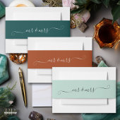 Jade Mr. en Mrs. Uitnodigingen Wikkel