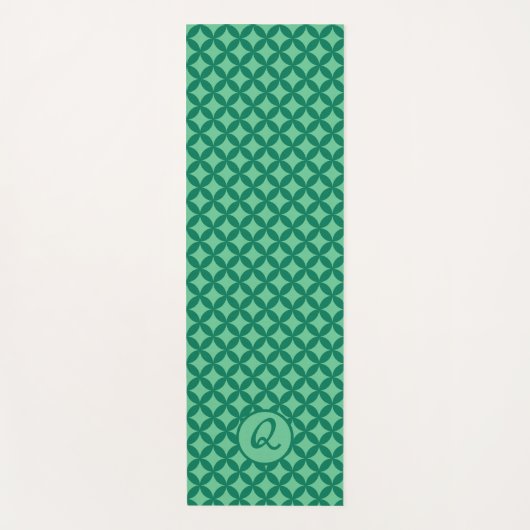Jade Oerwoud B tweezijdig Yoga Mat (Voorkant)