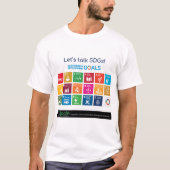 jade ondersteunt SDGs- & Be the change T-shirt (Voorkant)