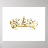 Jade Pearl Crown by Heather French Henry Poster (Voorkant)