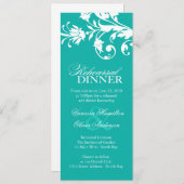 Jade Rehearsal Dinner Invitations Kaart (Voorkant / Achterkant)