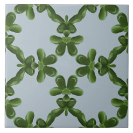 Jade rooster in helder water tegeltje