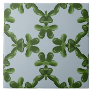 Jade rooster in helder water tegeltje