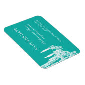 Jade Save the Date Magnets Magneet (Rechterzijde)
